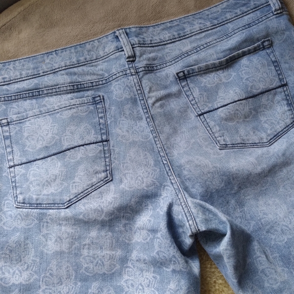 Merona Plus Size Fit 3 Crop Pantacourt Jeans - Picture 6 of 7